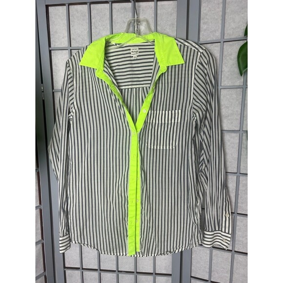 Madewell Striped Button Up Shirt Size XS - Picture 1 of 7